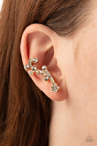 Paparazzi Astral Anthem Earrings - Gold