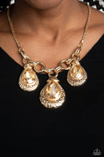 Load image into Gallery viewer, Paparazzi Built Beacon Necklace - Gold
