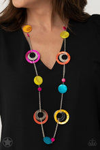 Load image into Gallery viewer, Paparazzi Saved by the SHELL Earrings &amp; Paparazzi Kaleidoscopically Captivating Necklace - Multi
