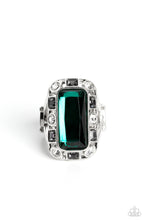 Load image into Gallery viewer, Paparazzi Radiant Rhinestones - Green Ring
