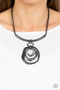 Paparazzi Forged in Fabulous Necklace - Black