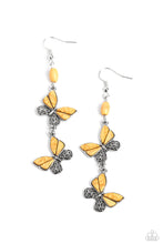 Load image into Gallery viewer, Paparazzi Spirited Soar Earrings - Yellow
