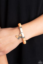 Load image into Gallery viewer, Paparazzi Bold Butterfly Bracelet - Orange 
