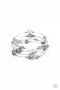 Paparazzi Optical Auras Bracelet - Silver