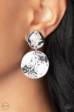 Load image into Gallery viewer, Paparazzi Rush Hour Earrings - Silver (Clip-on)
