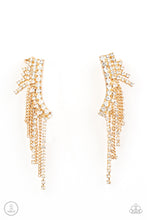 Load image into Gallery viewer, Paparazzi Thunderstruck Sparkle Earrings - Gold
