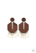 Load image into Gallery viewer, Paparazzi Western Retreat Earrings - White

