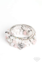 Load image into Gallery viewer, Paparazzi Optimistic Opulence Bracelet - Pink (Empire Diamond Exclusive)
