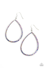 Load image into Gallery viewer, Paparazzi Black Tie Optional Earrings - Multi Blue
